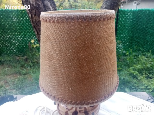 Немска керамична лампа, снимка 3 - Настолни лампи - 41967967