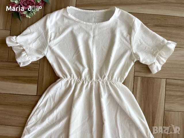 Нова рокля в бяло, снимка 2 - Рокли - 40901282