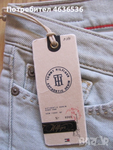 Нови с етикет дънки TOMMY HILFIGER , светло сини, снимка 3 - Дънки - 53437709