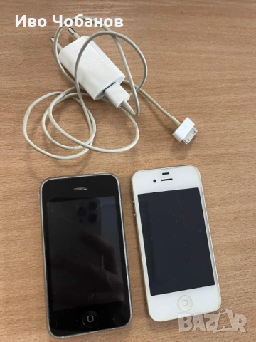 iPhone 3gs 8GB + iphone 4s 16GB работещи + зарядно, снимка 4 - Apple iPhone - 52397435