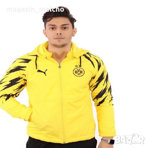 Мъжко Футболно Яке - Puma FC Borussia Dortmund; размери: размери: S и 2XL, снимка 2 - Футбол - 34769914