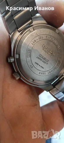 Casio LINEAGE lin-165 Titanium , снимка 2 - Мъжки - 55864792
