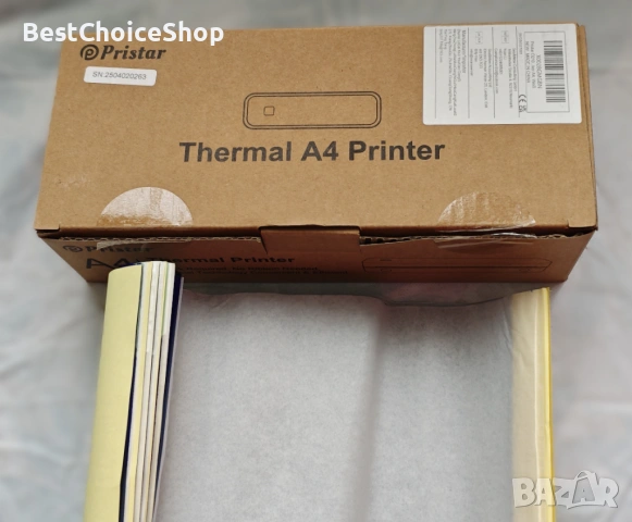 Портативен А4 Термален Принтер Bluetooth Съвместим с iOS/Android , снимка 7 - Принтери, копири, скенери - 53398064