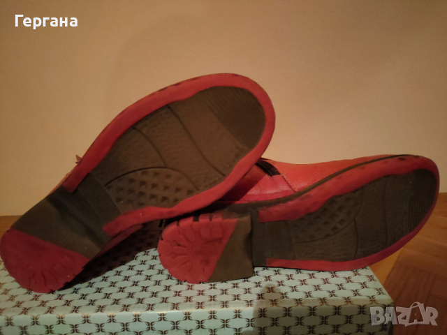 Червени ботуши , снимка 3 - Детски боти и ботуши - 36209128