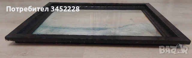 картина репродукция рамка дървена 84см 64см, снимка 4 - Картини - 53233519