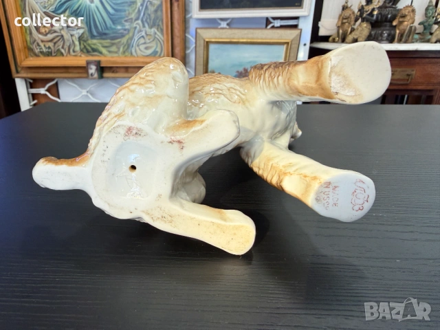 Порцеланово куче от породата Еърдейл ЛФЗ. №7916, снимка 6 - Колекции - 53681419