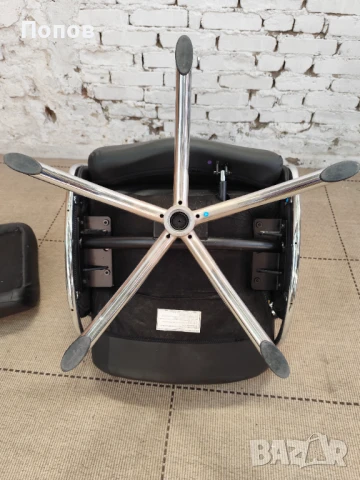 Кожено дизайнерско релакс кресло, снимка 2 - Дивани и мека мебел - 50540250