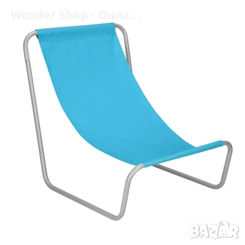 Градински сгъваем туристически стол – преносим плажен стол с чанта, снимка 4 - Градински мебели, декорация  - 53105837