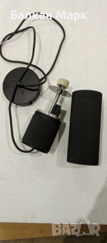 Черен метален пендел GU10 – 24 см | НОВ (с козметични забележки)