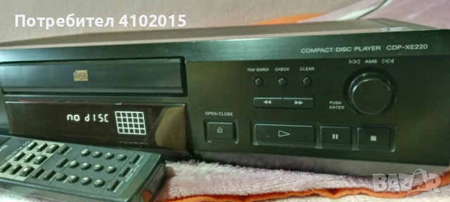 Sony CDP-XE220, снимка 2 - Ресийвъри, усилватели, смесителни пултове - 53751886