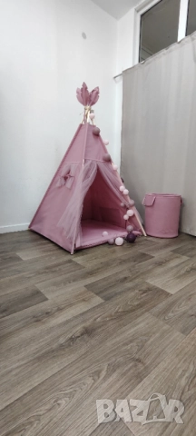 Детска палатка за момичета в цвят пепел от рози , снимка 6 - Други - 52479220