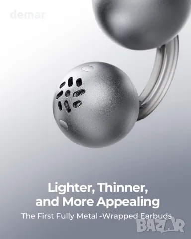 Слушалки Lytmi CozyClip D1 с отворено ухо, Hi-Fi звук, IP54, Bluetooth 5.4, 30 часа, снимка 2 - Безжични слушалки - 49879396