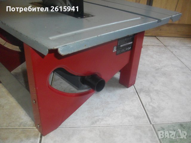 1200W/ф210мм/Рязане 45мм-Стационарен Настолен Циркуляр-Почти Нов-15,5 кг-Einhell RT-TS-1221-Отличен, снимка 7 - Други инструменти - 41016983