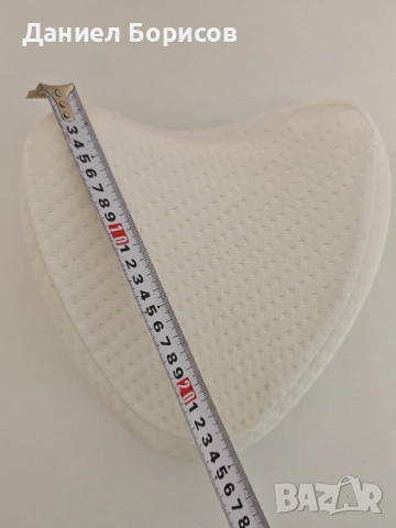 Ортопедична сърцевидна възглавница за бременни (Memory Foam), снимка 4 - Възглавници - 52584850