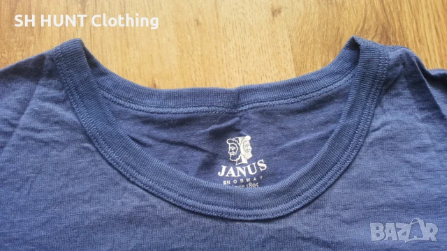 JANUS T-Shirt 100% Merino Wool размер L тениска 100% Мерино Вълна - 1251, снимка 7 - Тениски - 51081764