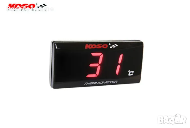 Термометър за мотор/ автомобил KOSO SUPER SLIM STLYLE, снимка 5 - Аксесоари и консумативи - 50173479