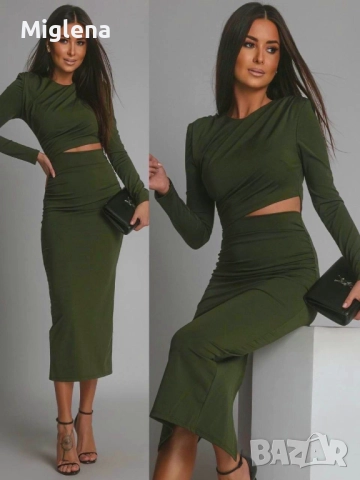 Елегантна дамска рокля 