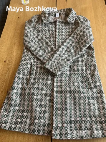 Есенно дамско палто р-р 40, снимка 2 - Палта, манта - 47955854