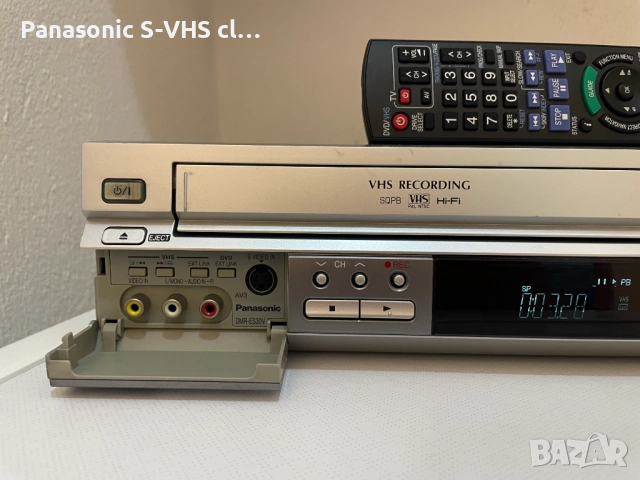 Panasonic DMR-ES30VEBS VHS-DVD recorder, снимка 3 - Плейъри, домашно кино, прожектори - 53348073