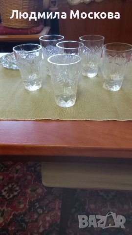 Намаление.Продавам кристални чашки за ракия