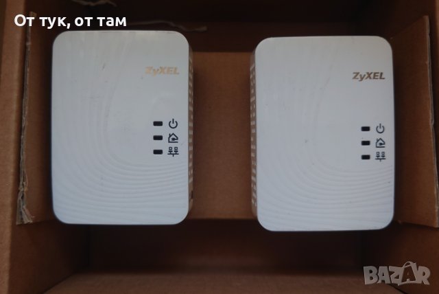 ZyXEL PLA4201 500 Mbps Powerline Ethernet адаптер, снимка 3 - Мрежови адаптери - 41788169