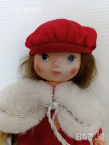 Стара кукла от соца Червената шапчица , снимка 4 - Колекции - 51709024