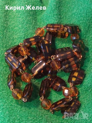 СТАРИННО РЕТРО КОЛИЕ от КРАСИВО ВЕНЕЦИАНСКО СТЪКЛО МУРАНО и БРОНЗ Рядка МАЙСТОРСКА ИЗРАБОТКА 181818, снимка 17 - Антикварни и старинни предмети - 41865601