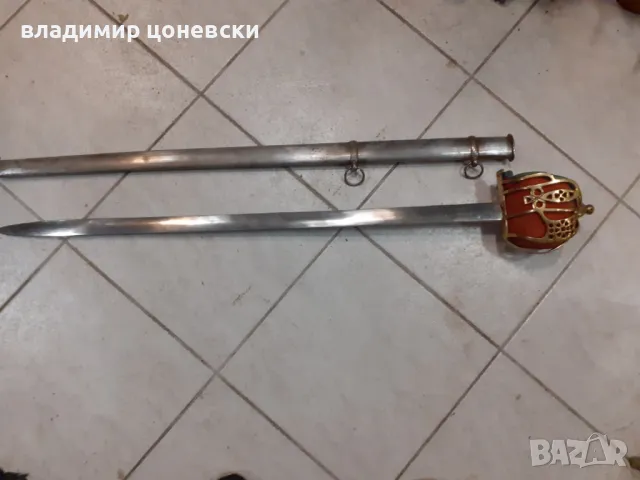Шотландска ритуална сабя,рапира 19 век,ятаган шпага,кортик, снимка 5 - Антикварни и старинни предмети - 46685973