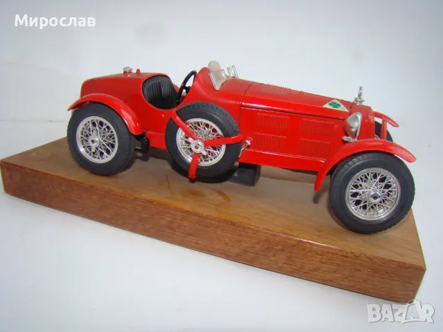 1:18 BBURAGO ALFA ROMEO 1931 ИГРАЧКА МОДЕЛ КОЛИЧКА, снимка 6 - Колекции - 48209799