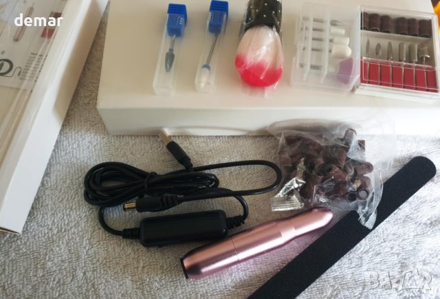 Комплект електрически пили за акрилни нокти, снимка 5 - Други - 42655464