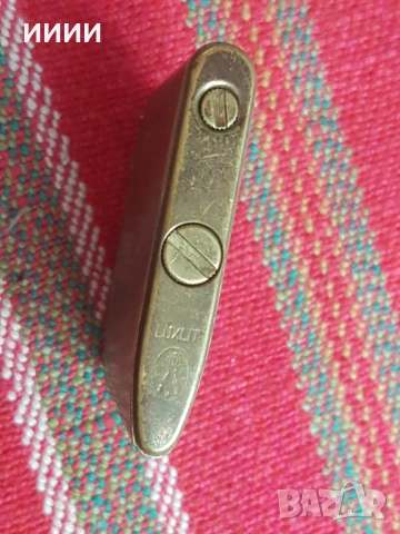 Бензинова запалка LUXIT, снимка 4 - Антикварни и старинни предмети - 53390428