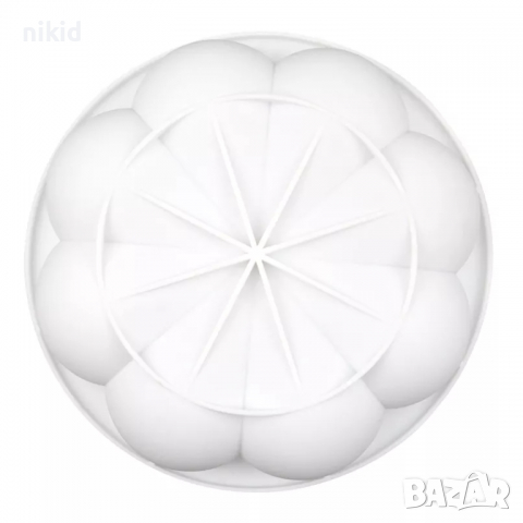 3D цвете 8 парчета силиконов молд форма за кекс десерт сладкиш мус, снимка 2 - Форми - 36233129