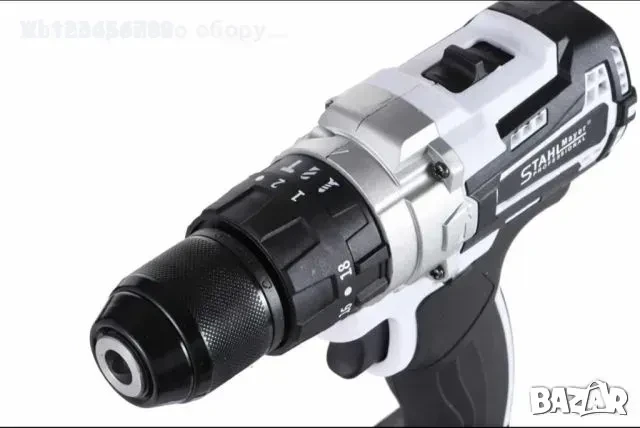 Акумулаторен Винтоверт и Безчетков Ъглошлайф STAHLMAYER PRO 36V 8,0AH, снимка 3 - Други инструменти - 50688317