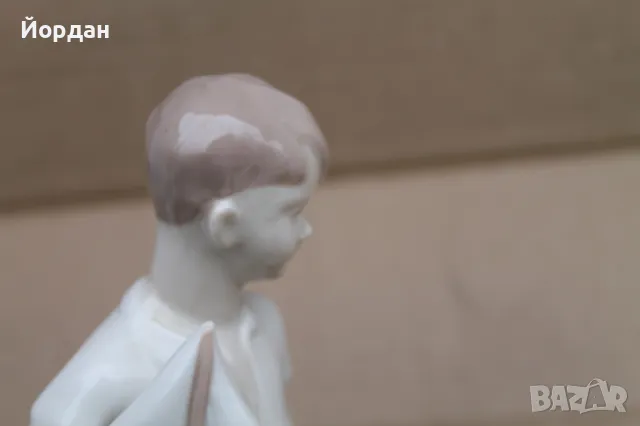 Немска порцеланова фигурка DDR ''Момче с лодка'', снимка 8 - Колекции - 47957518