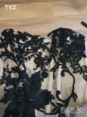 Бална рокля от две части ХS + чанта , снимка 2 - Рокли - 36577893