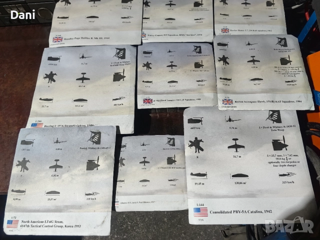 Модели на бойни/военни самолети Amercom, снимка 4 - Колекции - 38632627