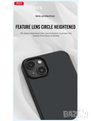 Калъф XO-K02 силикон /Черен/ за iPhone 16 Pro Max 6.9 + Протектор Баркод : 3133309, снимка 3 - Калъфи, кейсове - 53130040