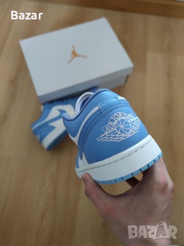 Нови Оригинални Обувки Размер 40 Номер Nike UNC Blue Сини Бели Маратонки унисекс , снимка 4 - Маратонки - 40312802