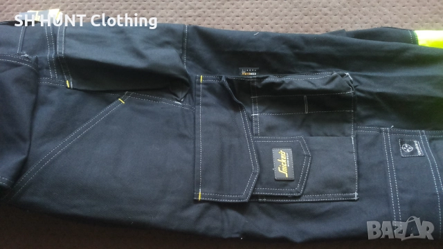 Snickers 3225 High-Vis Holster Pocket Work Trousers размер 52 / L - XL работен панталон W4-484, снимка 6 - Панталони - 52025581