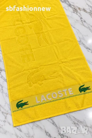 Lacoste жълта кърпа, снимка 2 - Хавлиени кърпи - 56082001