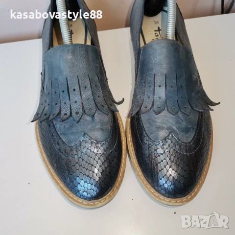 Обувки Tamaris 38 н. Естествена кожа , снимка 11 - Дамски ежедневни обувки - 53650227