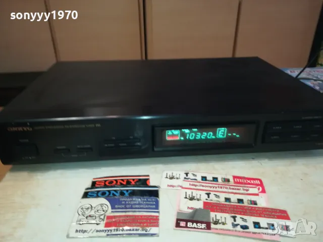 ONKYO T-4830 TUNER MADE IN JAPAN-ВНОС SWISS 1602251708, снимка 11 - Ресийвъри, усилватели, смесителни пултове - 49153897