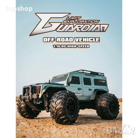 Чисто нов RC камион HSR G2201-A 1/16 2.4G напълно пропорционален синхронен RC електрически офроуд..., снимка 3 - Друга електроника - 51760435