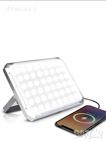 LED лампа с батерия, USB и Power Bank - аварийно осветление