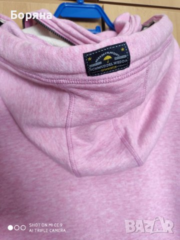 Schmuddelwedda - нов дълъг розов суичър raincoat, снимка 7 - Суичъри - 41984123