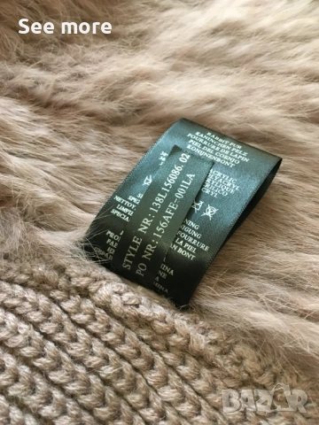 ARMA елек с естествен косъм заек IT44, снимка 7 - Елеци - 53199387