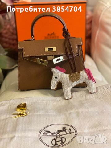 чанта Ермес Кели 25см*Hermes Kelly 25 Epsom, снимка 11 - Чанти - 42425020