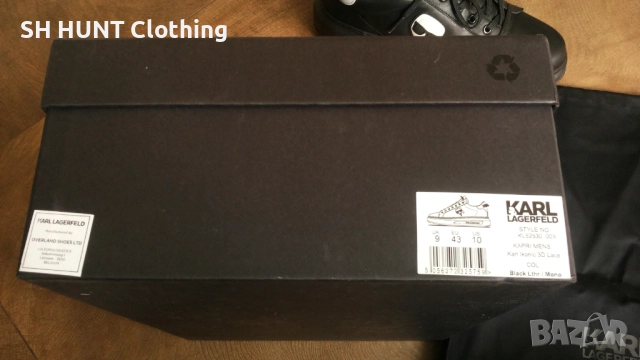 KARL LAGERFELD Размер EUR 43 / UK 9 естествена кожа 111-13-S, снимка 18 - Ежедневни обувки - 52228399