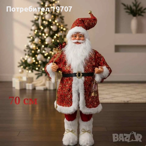 Фигура на дядо Коледа, снимка 2 - Декорация за дома - 52306947