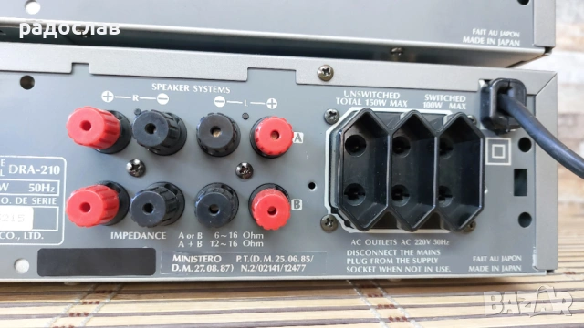 Denon DRA-210/DR-210, снимка 13 - Ресийвъри, усилватели, смесителни пултове - 53657480